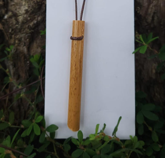 Bamboo breathing necklace